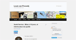 Desktop Screenshot of blog.van-proosdij.fr